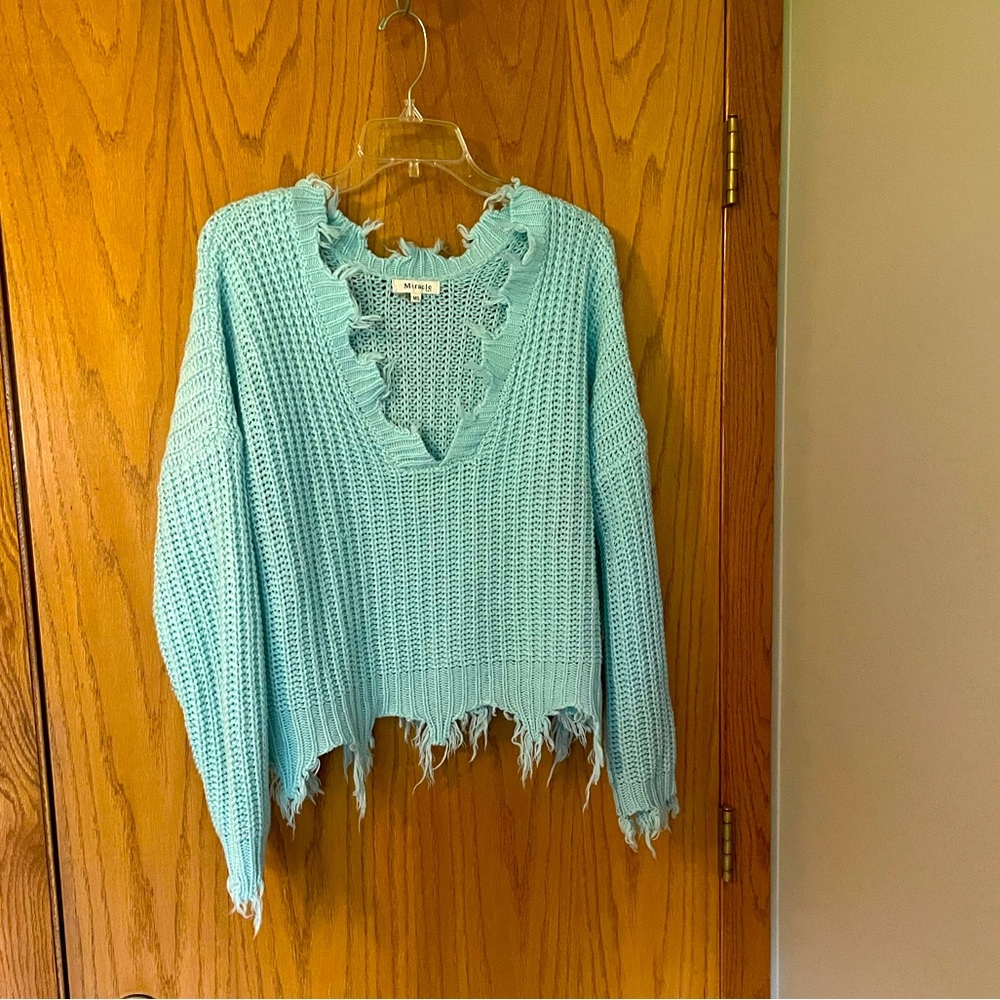 Miracle USA cropped sweater.  Like new!  Size M/L